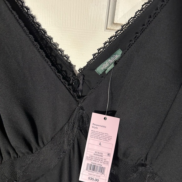 NWT Black maxi dress Large - Picture 5 of 6